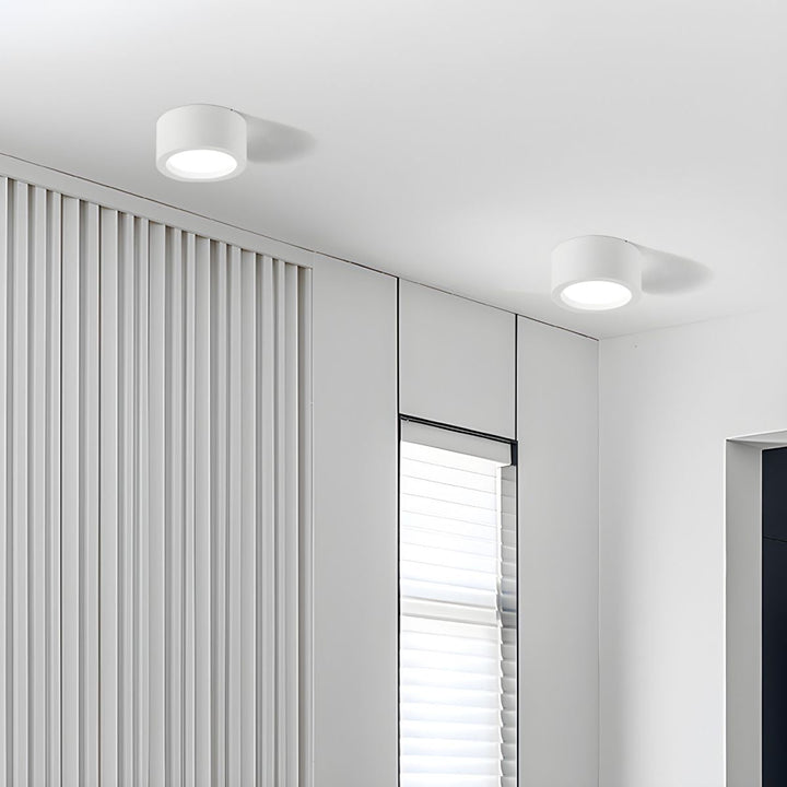 Lampa sufitowa LED natynkowa cylindryczna do kuchni i przedpokoju