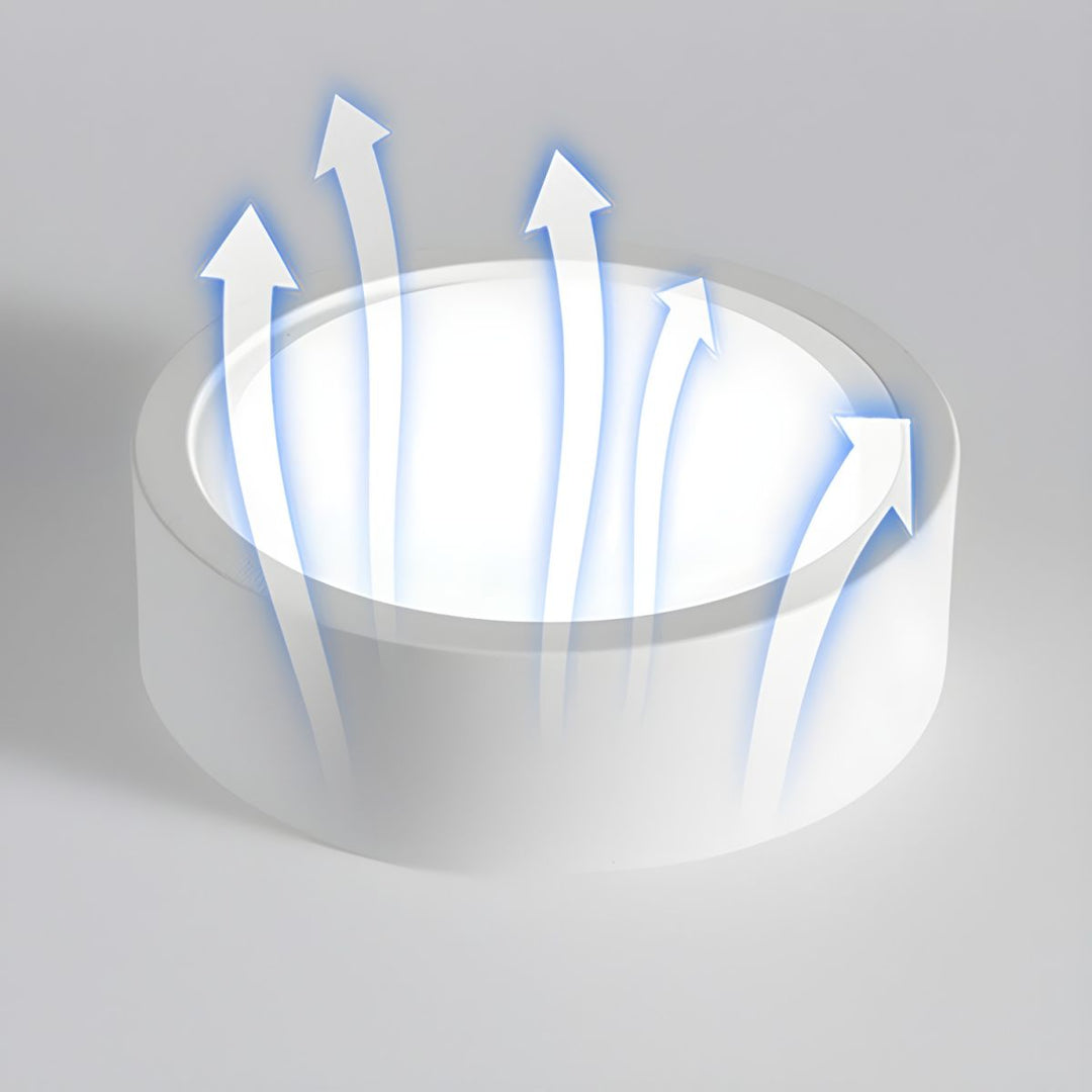 Lampa sufitowa LED natynkowa cylindryczna do kuchni i przedpokoju