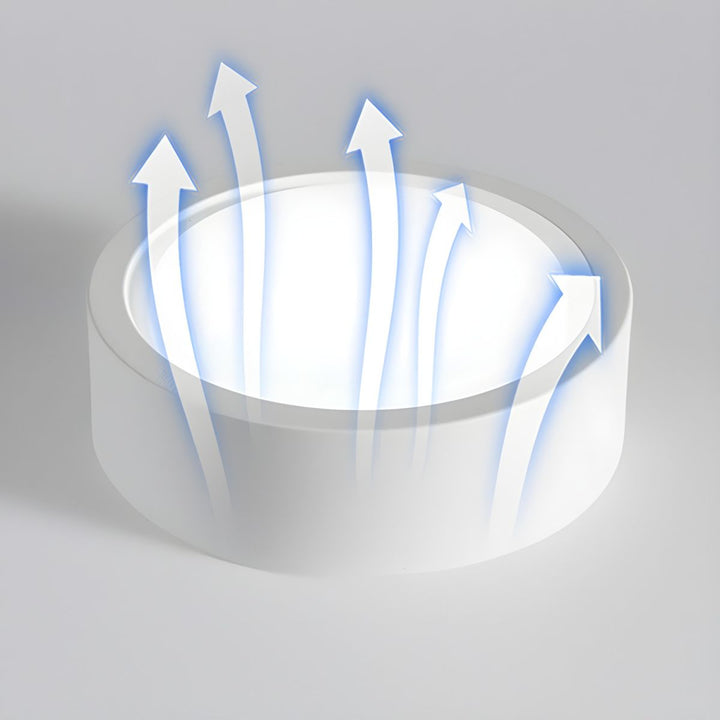 Lampa sufitowa LED natynkowa cylindryczna do kuchni i przedpokoju