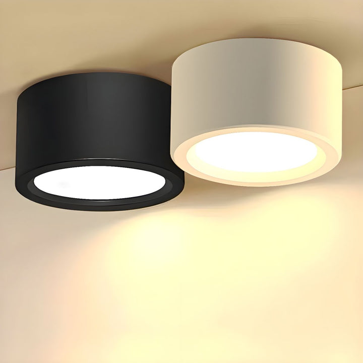 Lampa sufitowa LED natynkowa cylindryczna do kuchni i przedpokoju