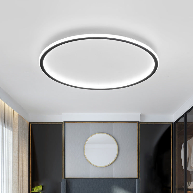 Lampa sufitowa LED okrągła ściemniana do salonu i sypialni