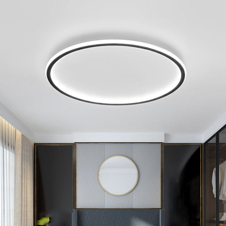 Lampa sufitowa LED okrągła ściemniana do salonu i sypialni