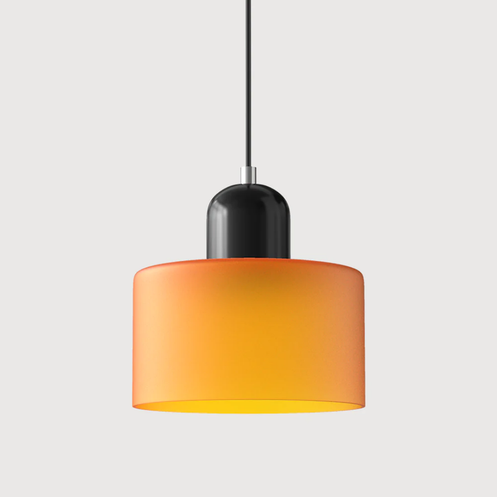 Lampa wisząca ze szkła kompaktowa nad stół do jadalni i kuchni