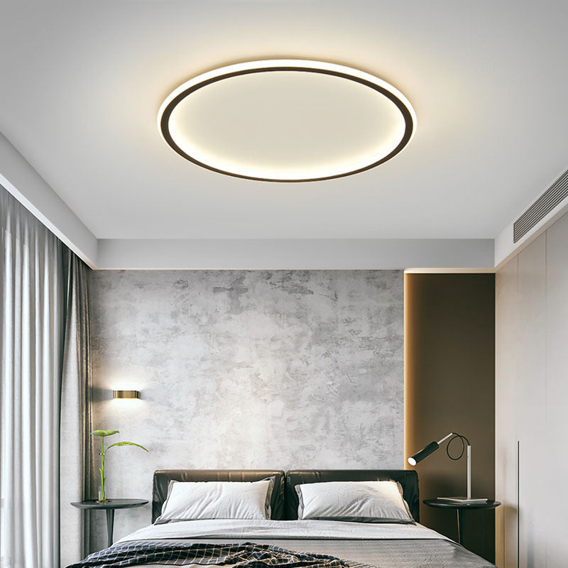 Lampa sufitowa LED okrągła ściemniana do salonu i sypialni