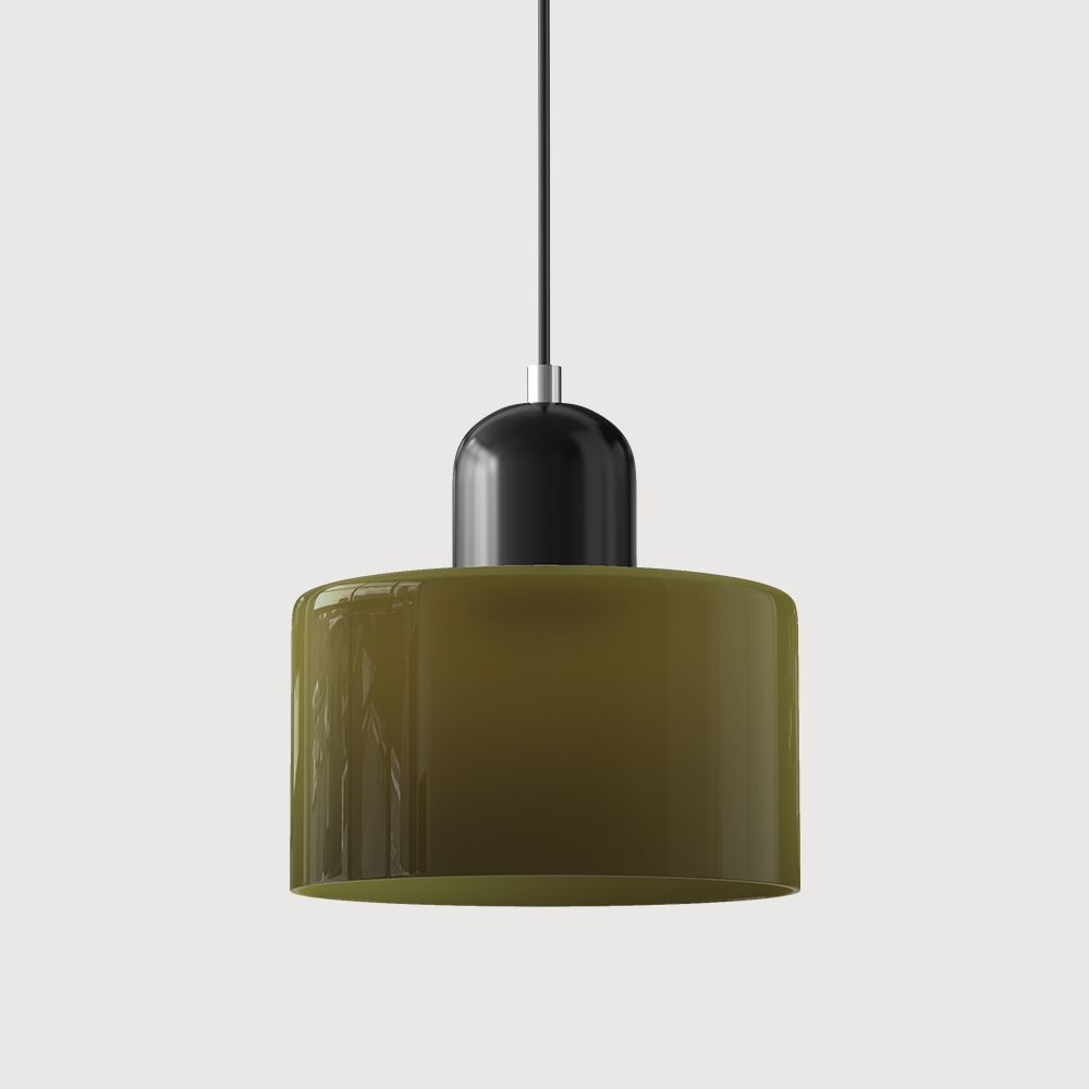 Lampa wisząca szklana kolorowa nad stół do jadalni i kuchni