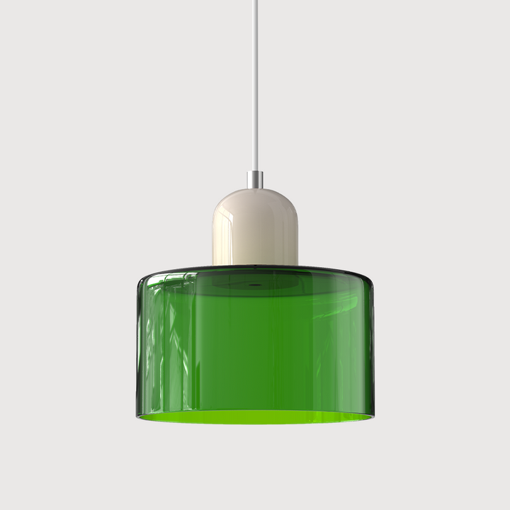 Lampa wisząca szklana kolorowa nad stół do jadalni i kuchni