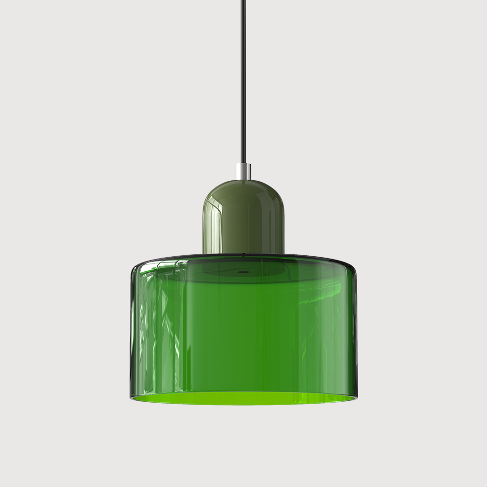 Lampa wisząca szklana kolorowa nad stół do jadalni i kuchni