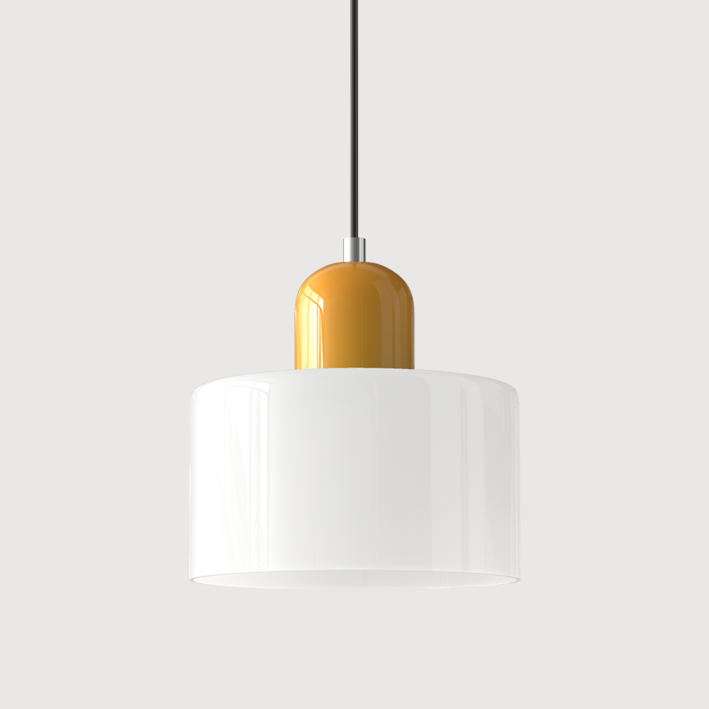 Lampa wisząca szklana kolorowa nad stół do jadalni i kuchni