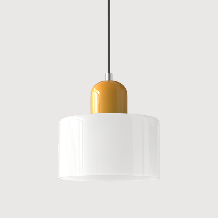 Lampa wisząca szklana kolorowa nad stół do jadalni i kuchni