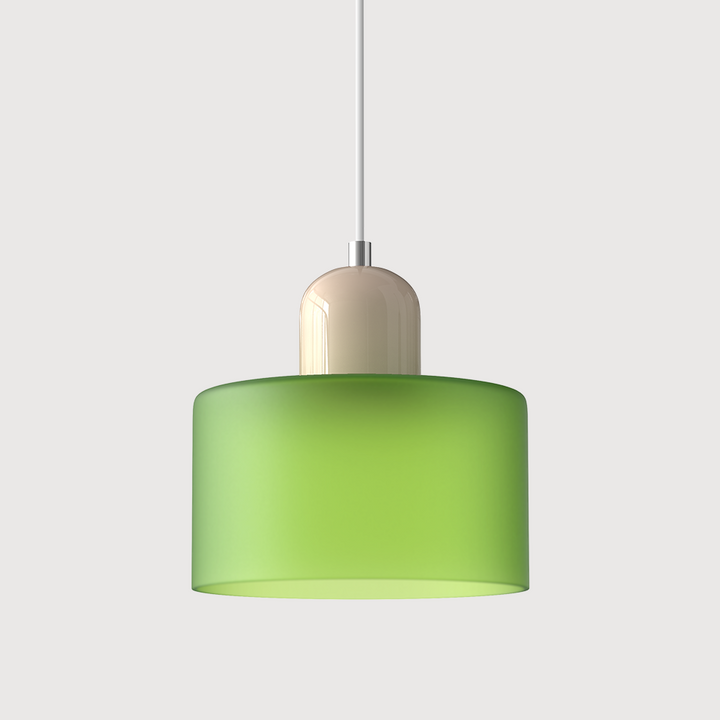Lampa wisząca szklana kolorowa nad stół do jadalni i kuchni