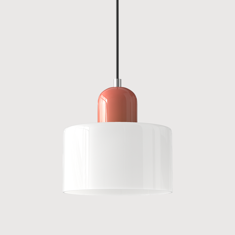 Lampa wisząca szklana kolorowa nad stół do jadalni i kuchni