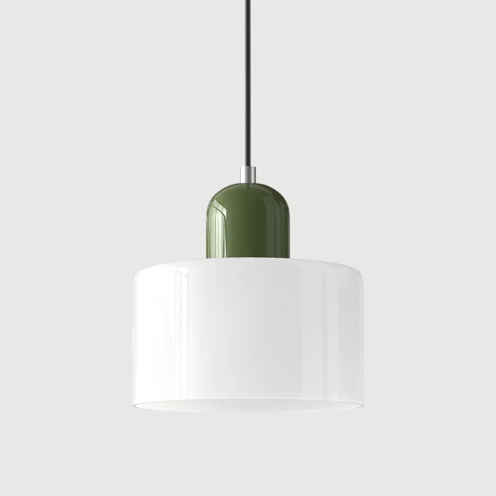 Lampa wisząca ze szkła kompaktowa nad stół do jadalni i kuchni