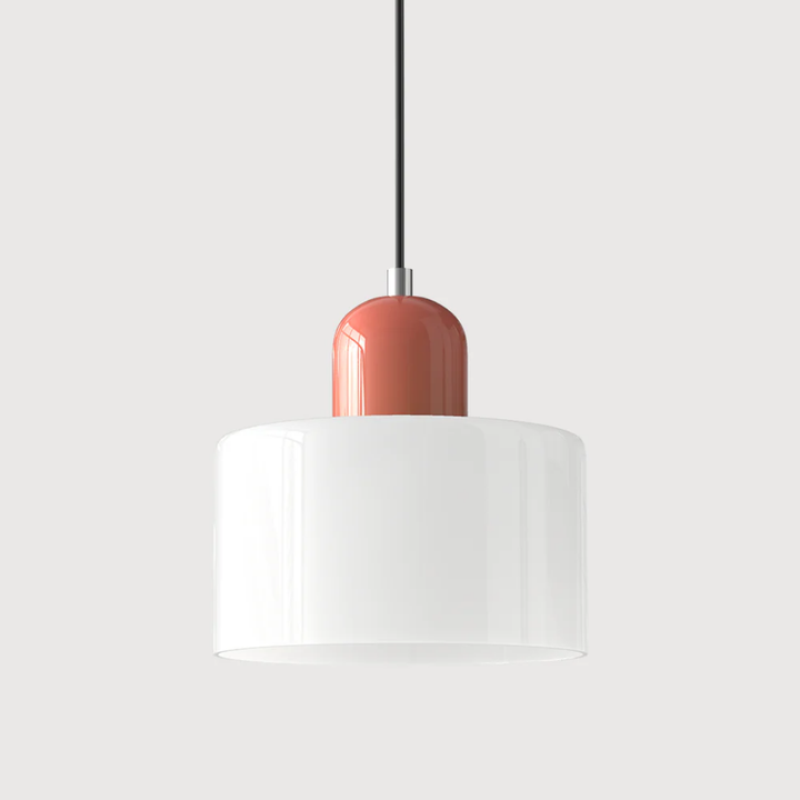 Lampa wisząca ze szkła kompaktowa nad stół do jadalni i kuchni