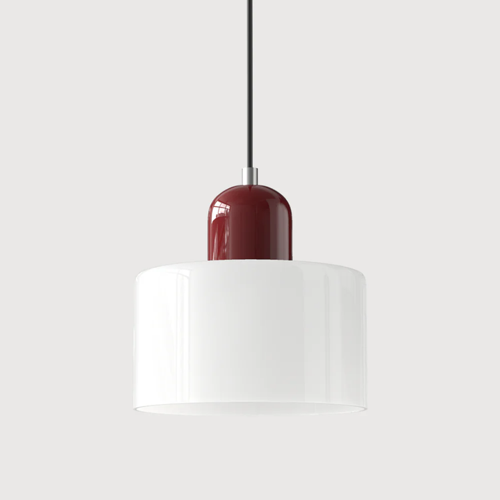Lampa wisząca ze szkła kompaktowa nad stół do jadalni i kuchni