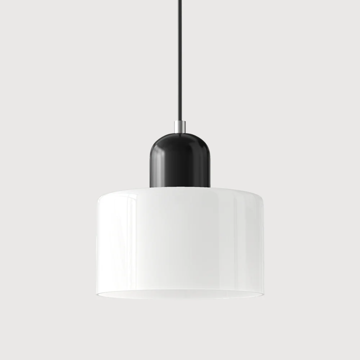 Lampa wisząca ze szkła kompaktowa nad stół do jadalni i kuchni