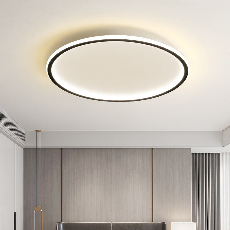 Lampa sufitowa LED okrągła ściemniana do salonu i sypialni