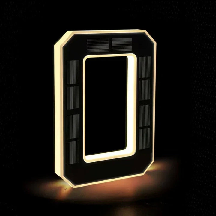 Lampa solarna LED z numerem domu na elewację i do ogrodu