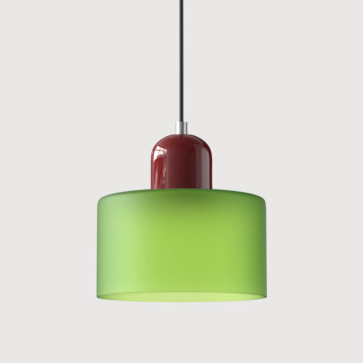 Lampa wisząca ze szkła kompaktowa nad stół do jadalni i kuchni