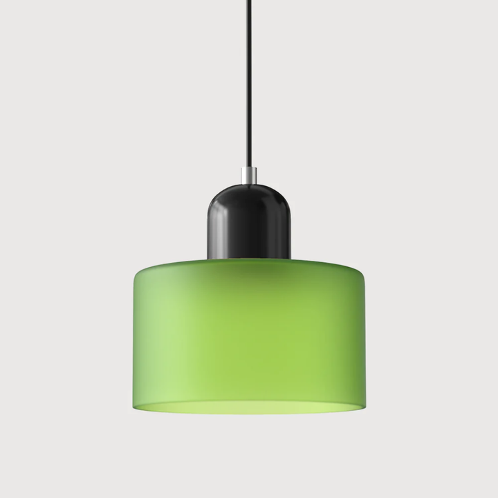 Lampa wisząca ze szkła kompaktowa nad stół do jadalni i kuchni