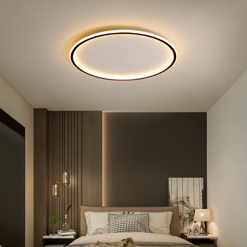Lampa sufitowa LED okrągła ściemniana do salonu i sypialni