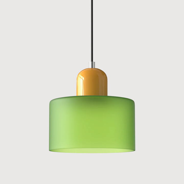 Lampa wisząca ze szkła kompaktowa nad stół do jadalni i kuchni