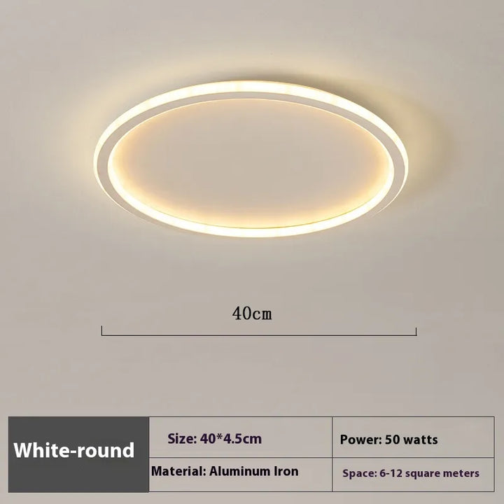 Lampa sufitowa LED ściemniana okrągła do salonu i sypialni