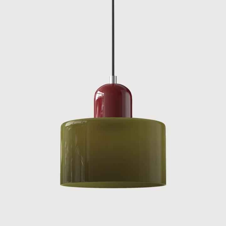 Lampa wisząca ze szkła kompaktowa nad stół do jadalni i kuchni