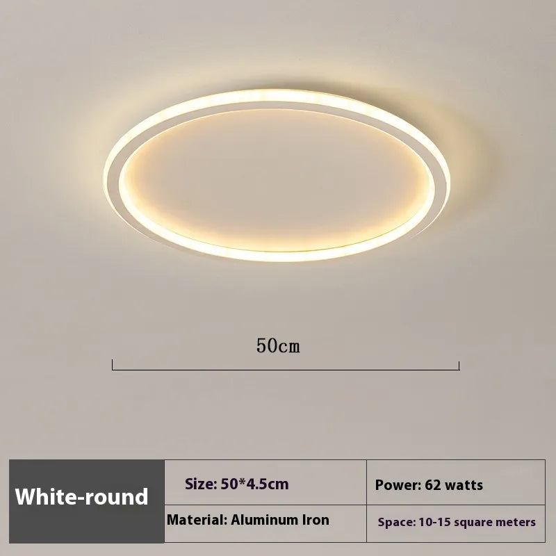 Lampa sufitowa LED ściemniana okrągła do salonu i sypialni