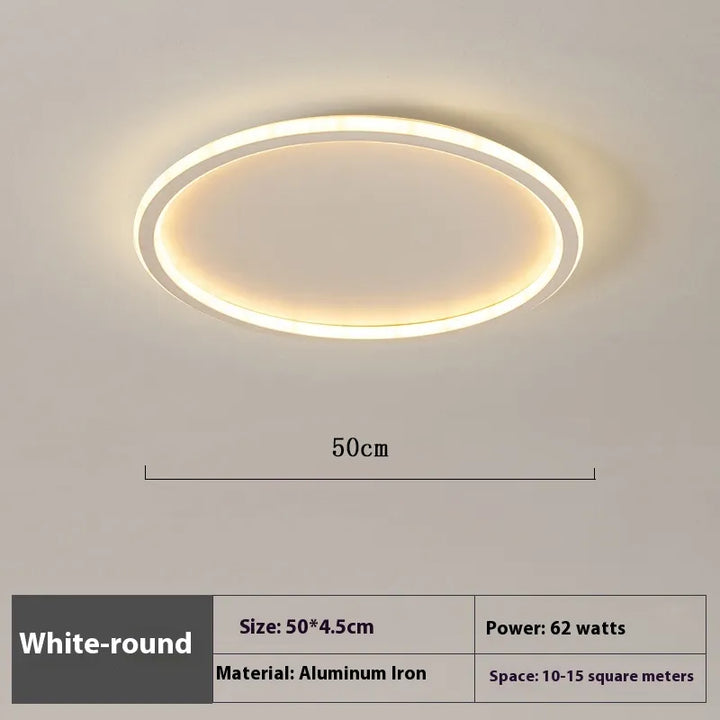Lampa sufitowa LED ściemniana okrągła do salonu i sypialni