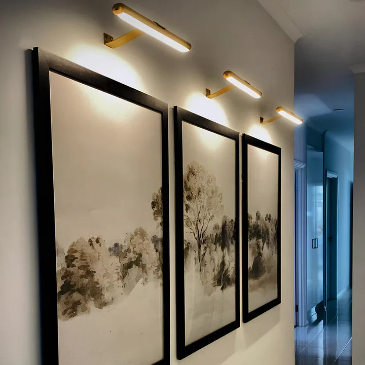 Bezprzewodowa lampa obrazowa LED z baterią i kinkietem
