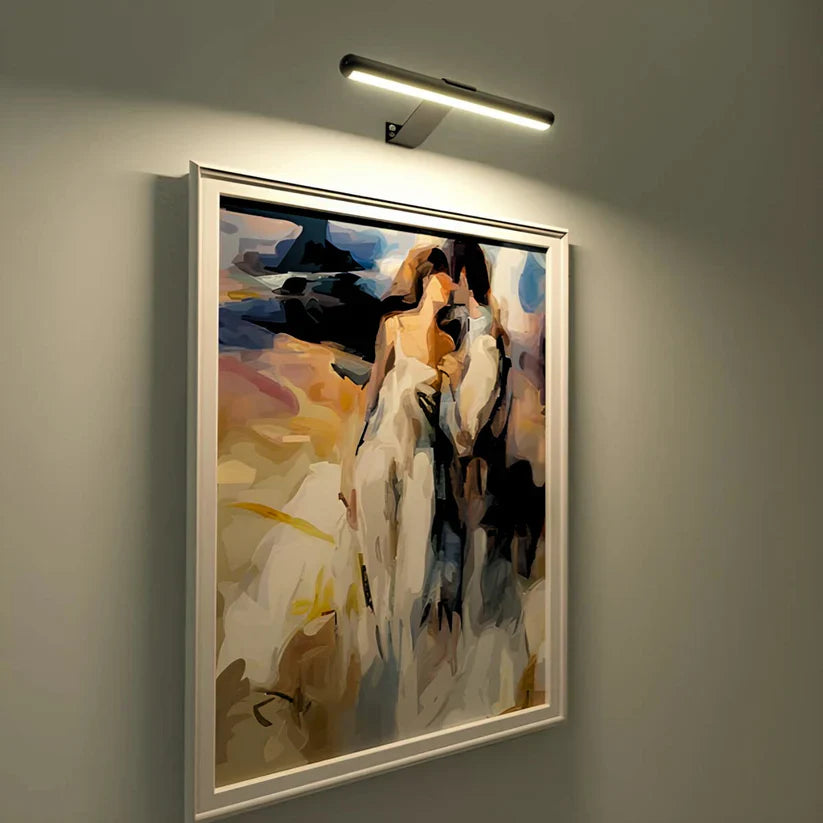 Bezprzewodowa lampa obrazowa LED z baterią i kinkietem