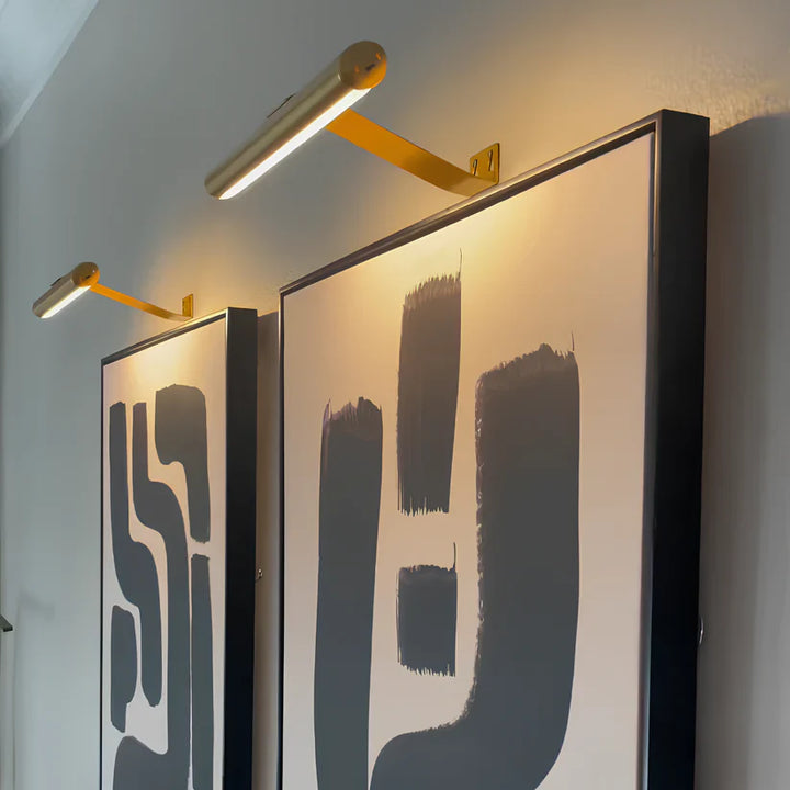 Bezprzewodowa lampa obrazowa LED z baterią i kinkietem