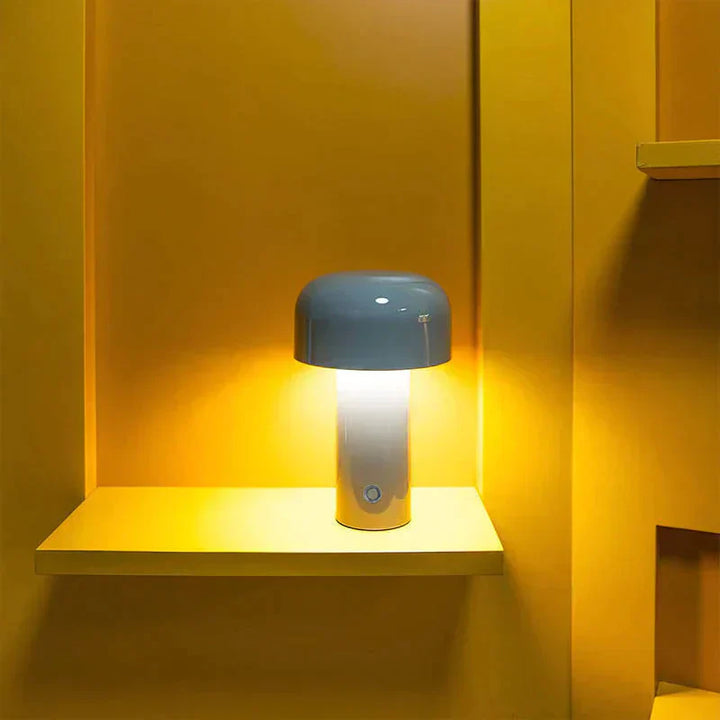 Bezprzewodowa lampa stołowa LED w kształcie grzybka z akumulatorem