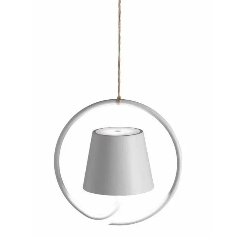 Bezprzewodowa lampa wisząca LED w okrągłej oprawie