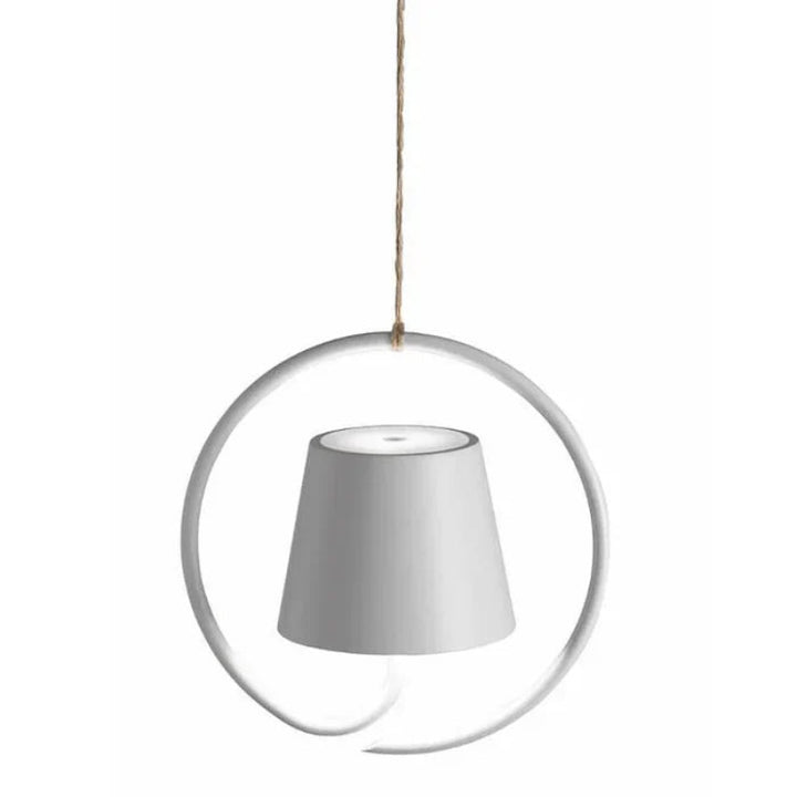 Bezprzewodowa lampa wisząca LED w okrągłej oprawie