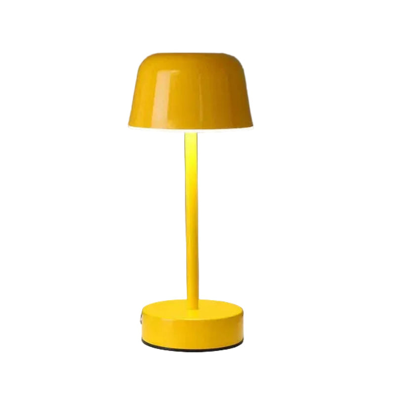 Bezprzewodowa lampka biurkowa LED z kloszem kopułkowym
