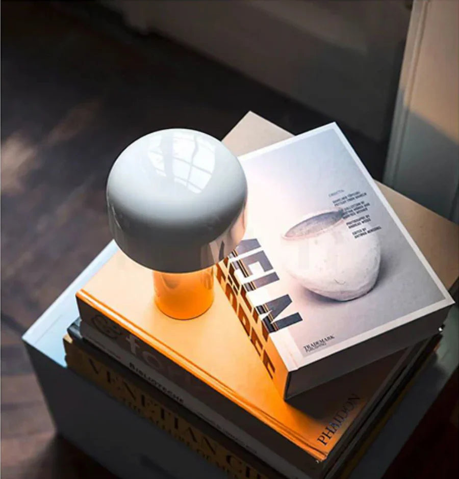 Bezprzewodowa lampka nocna LED w kształcie grzybka z włącznikiem dotykowym