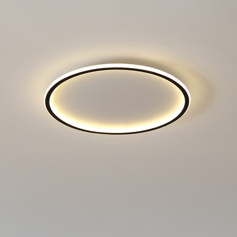 Lampa sufitowa LED okrągła ściemniana do salonu i sypialni