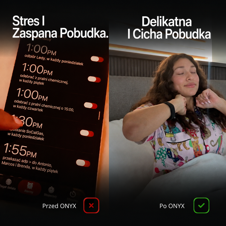 Budzik wibracyjny na nadgarstek cichy bez dźwięku