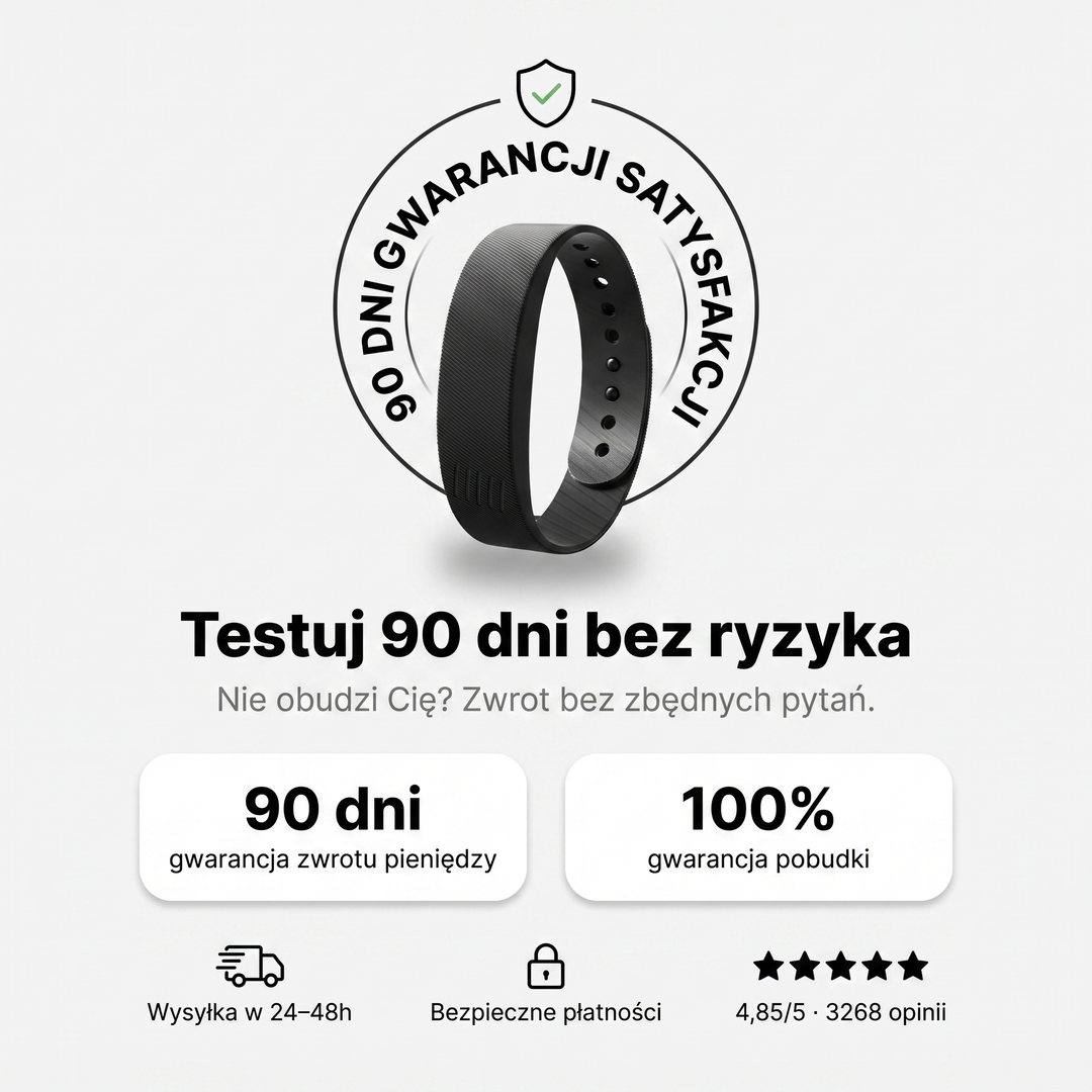Budzik wibracyjny na nadgarstek cichy bez dźwięku