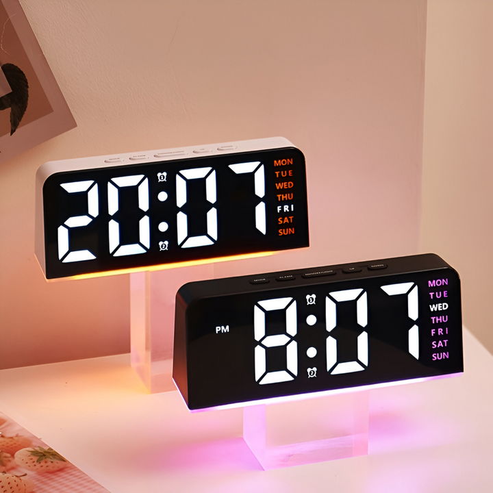 Budzik LED cyfrowy z podświetleniem na biurko