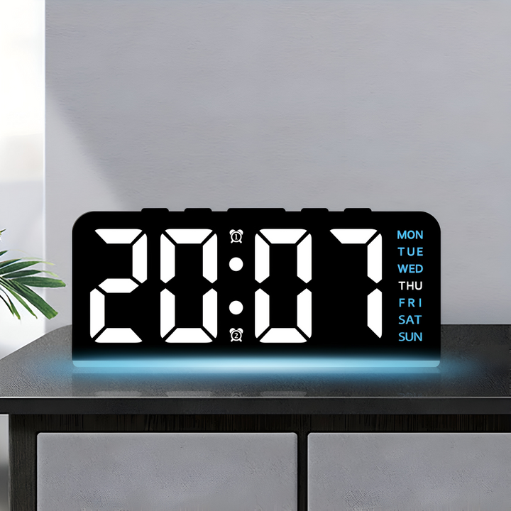 Budzik LED cyfrowy z podświetleniem na biurko
