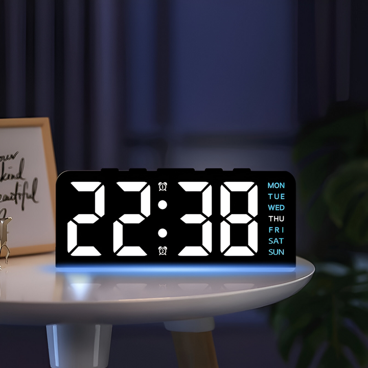 Budzik LED cyfrowy z podświetleniem na biurko