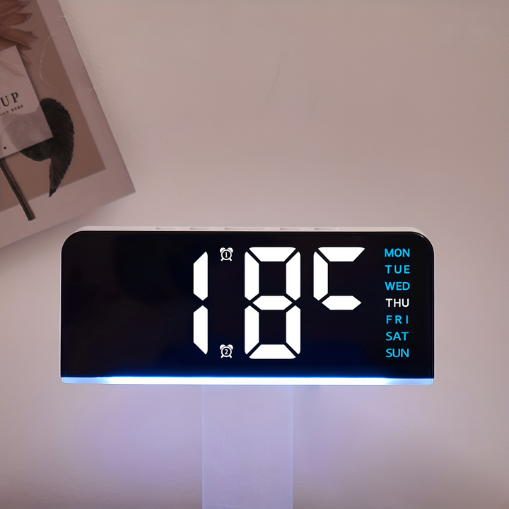 Budzik LED cyfrowy z podświetleniem na biurko