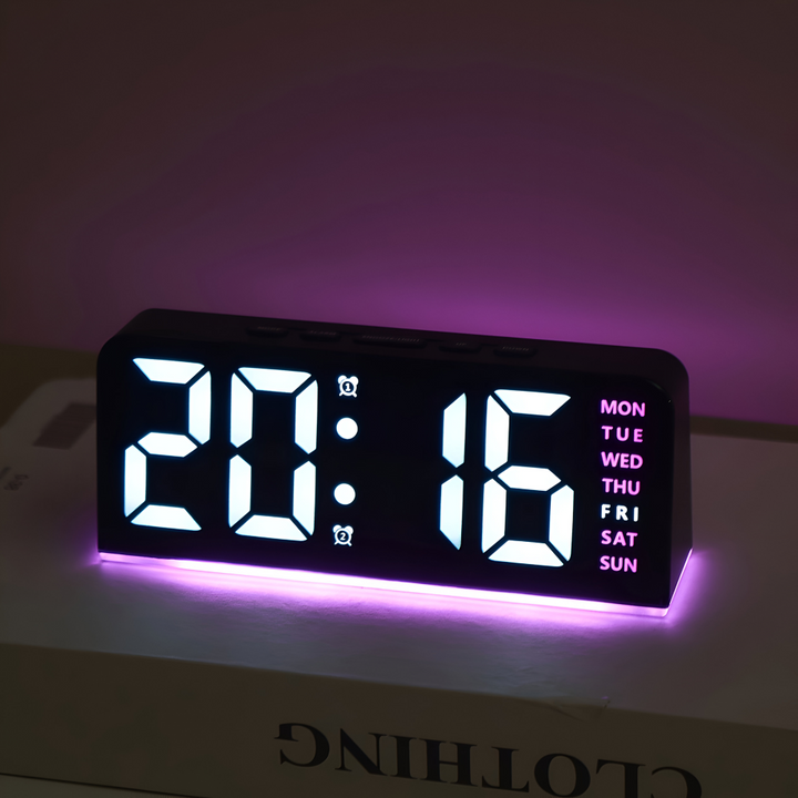 Budzik LED cyfrowy z podświetleniem na biurko