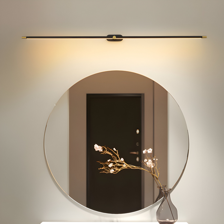 Lampa ścienna LED liniowa nad lustro do salonu i przedpokoju