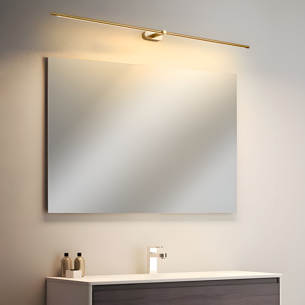 Lampa ścienna LED liniowa nad lustro do salonu i przedpokoju