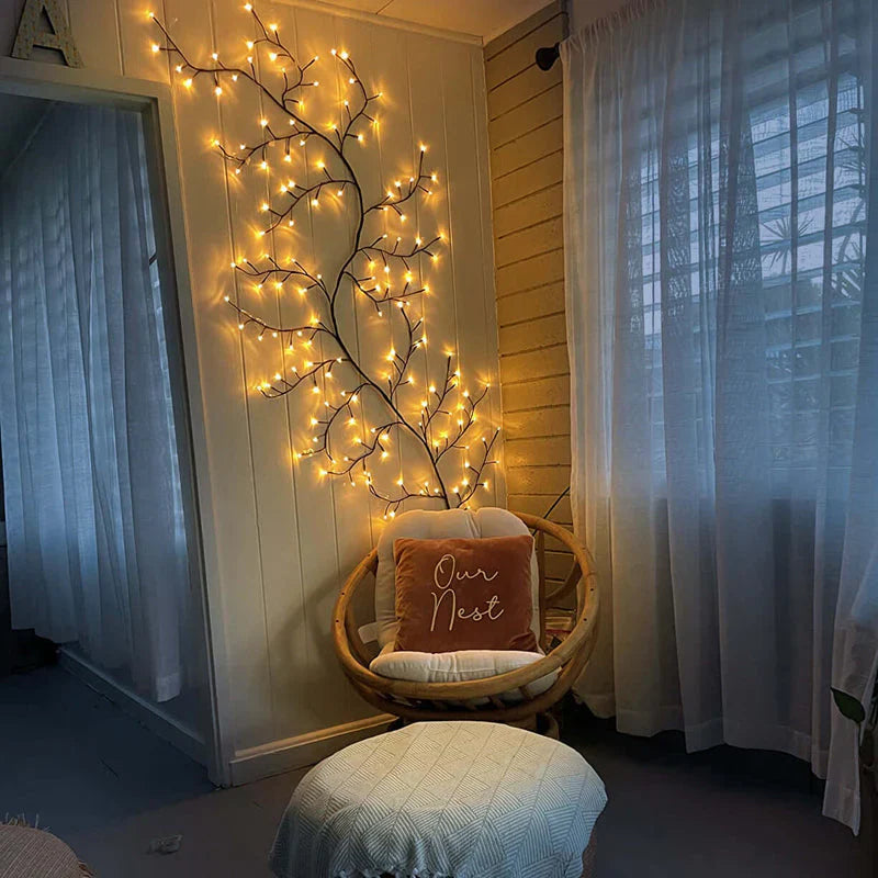 Elastyczna girlanda LED w kształcie gałązki drzewa