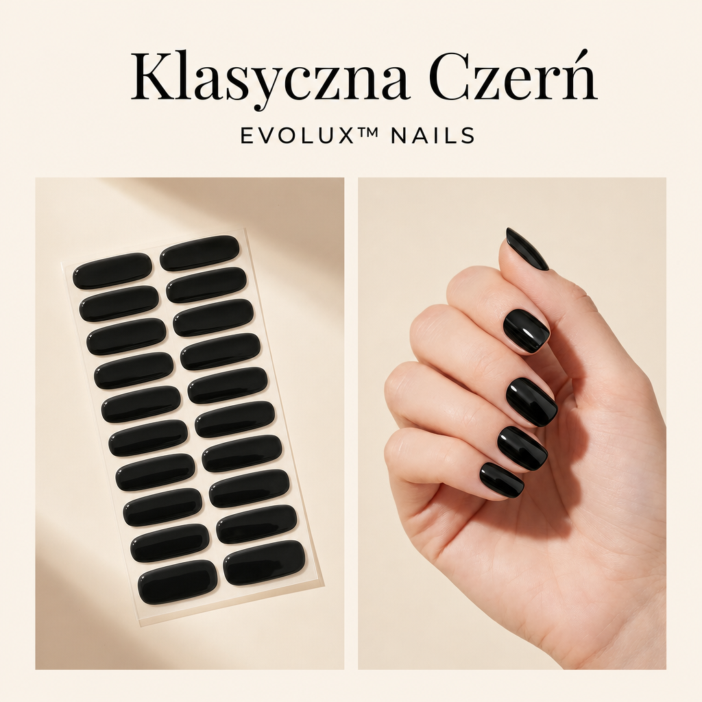 Sztuczne paznokcie żelowe do przyklejania z efektem lustrzanym