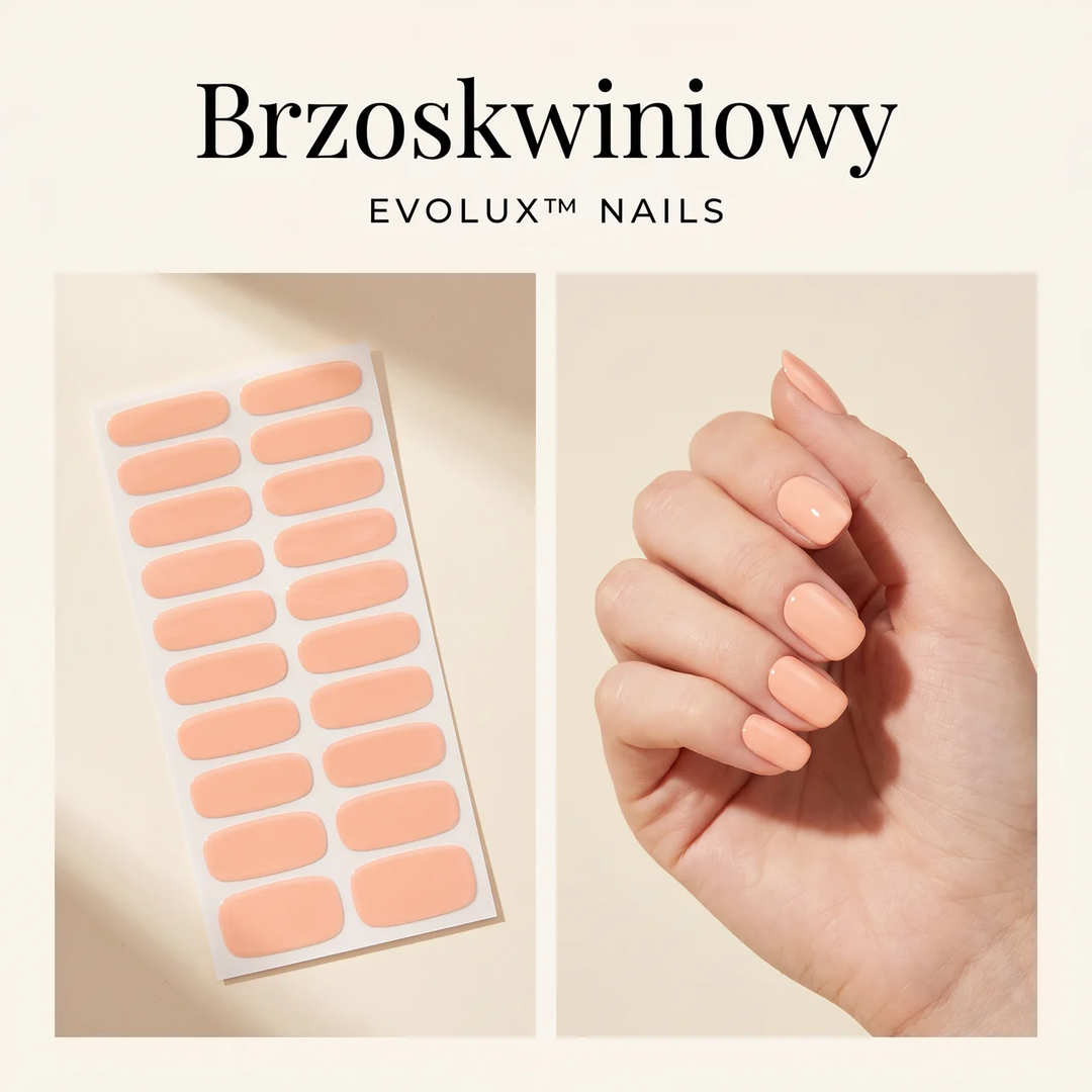 Sztuczne paznokcie żelowe do przyklejania z efektem lustrzanym